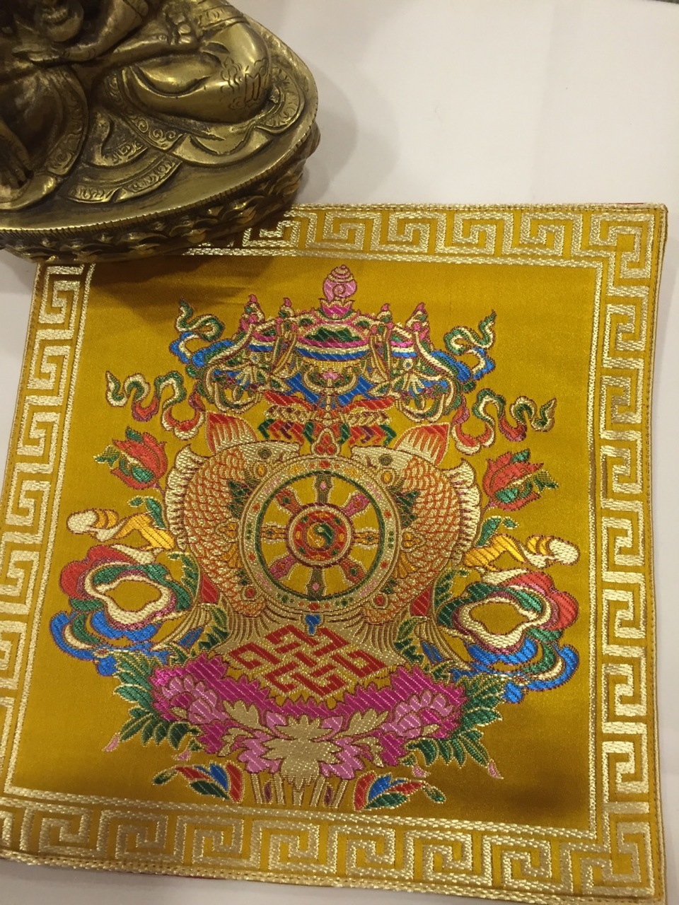 Tibetan Auspicious Symbol Placemat /Table Cover