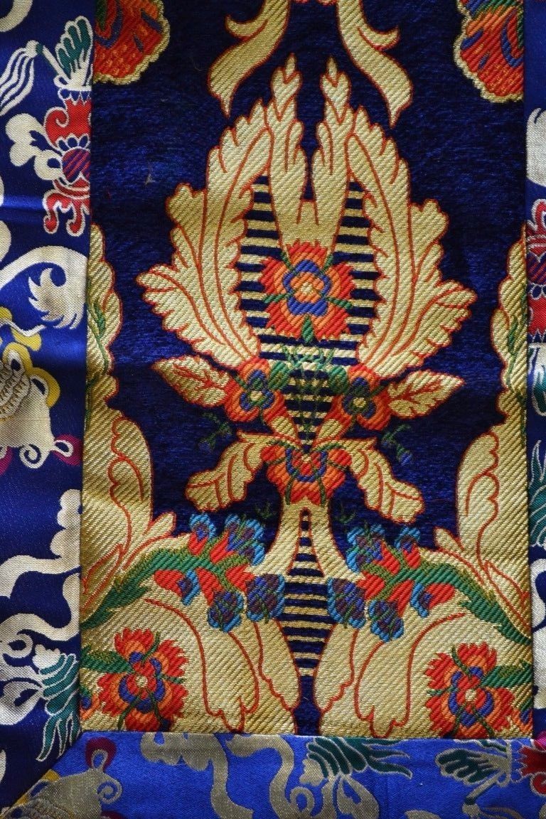Tibetan High Quality Thick Silk Brocade Table Runner
