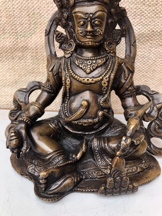 Nepalese Buddhist Handmade Zambala Statue