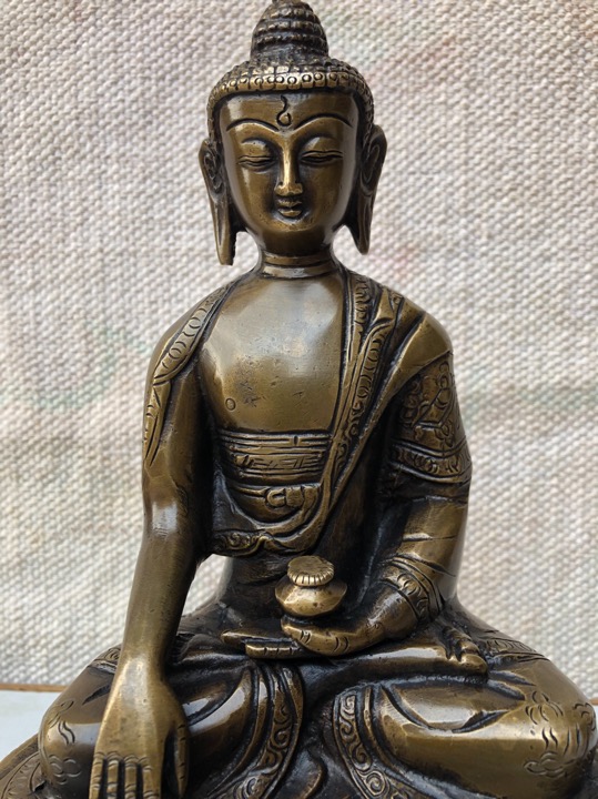 Nepalese Buddhist Handmade Shakyamuni Buddha Statue 