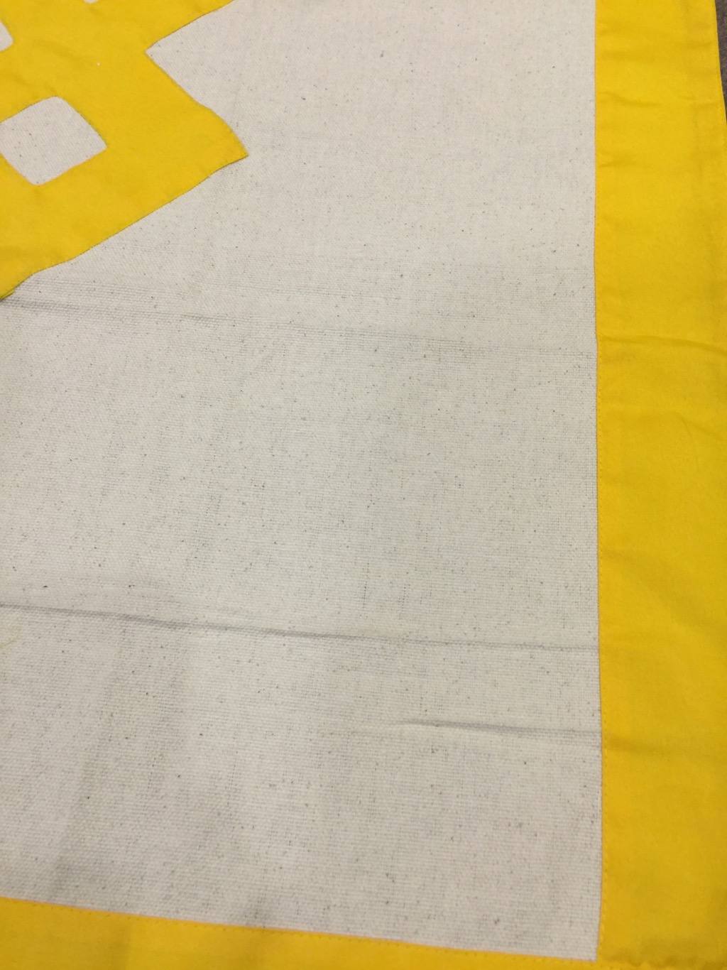 Tibetan Yellow Endless Knot Cotton Table Cover