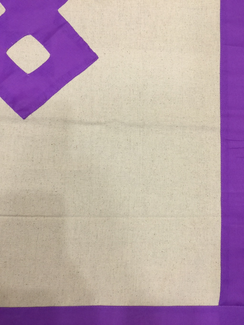 Tibetan Purple Endless Knot Cotton Shrine Table Cover