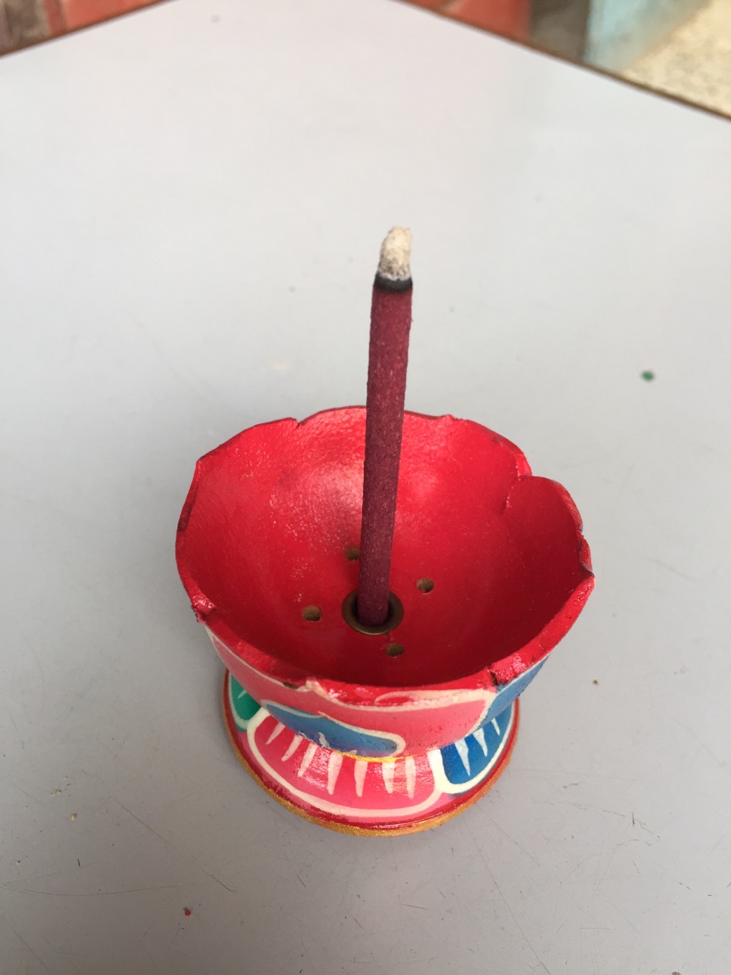 Tibetan Lotus Shape Incense Burner/holder