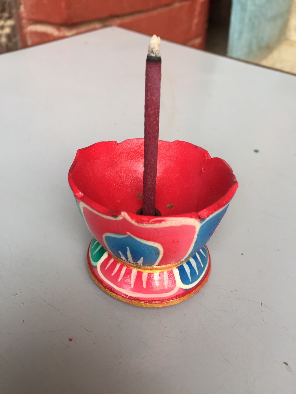 Tibetan Lotus Shape Incense Burner/holder