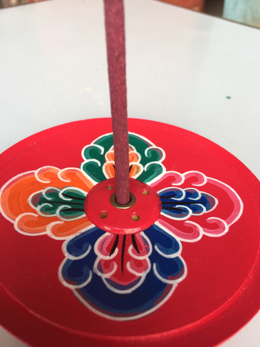 Tibetan Flower Design Incense Burner/holder