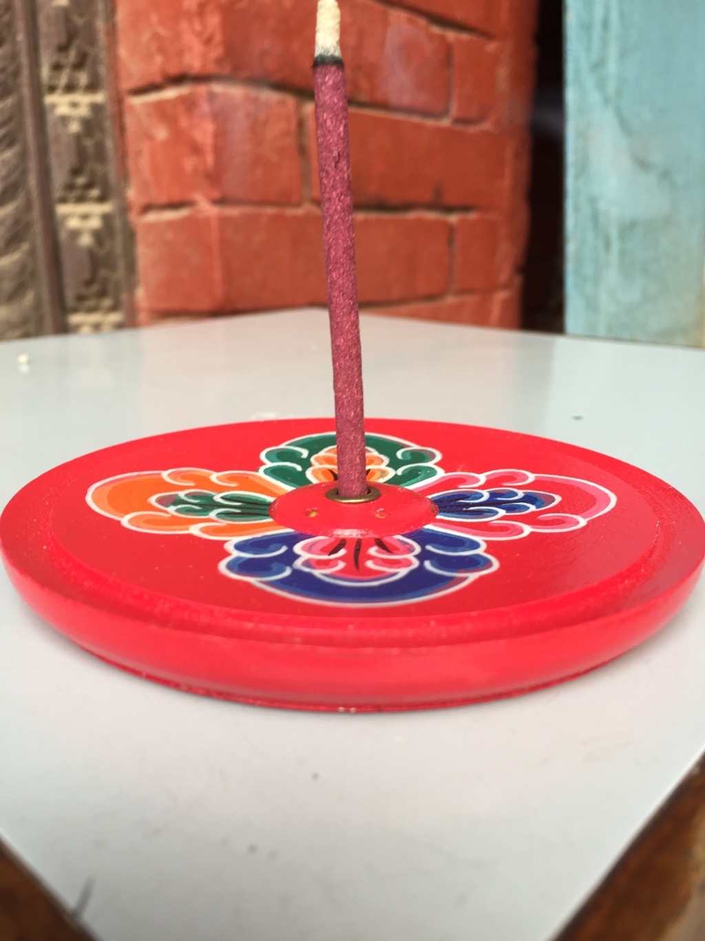Tibetan Flower Design Incense Burner/holder