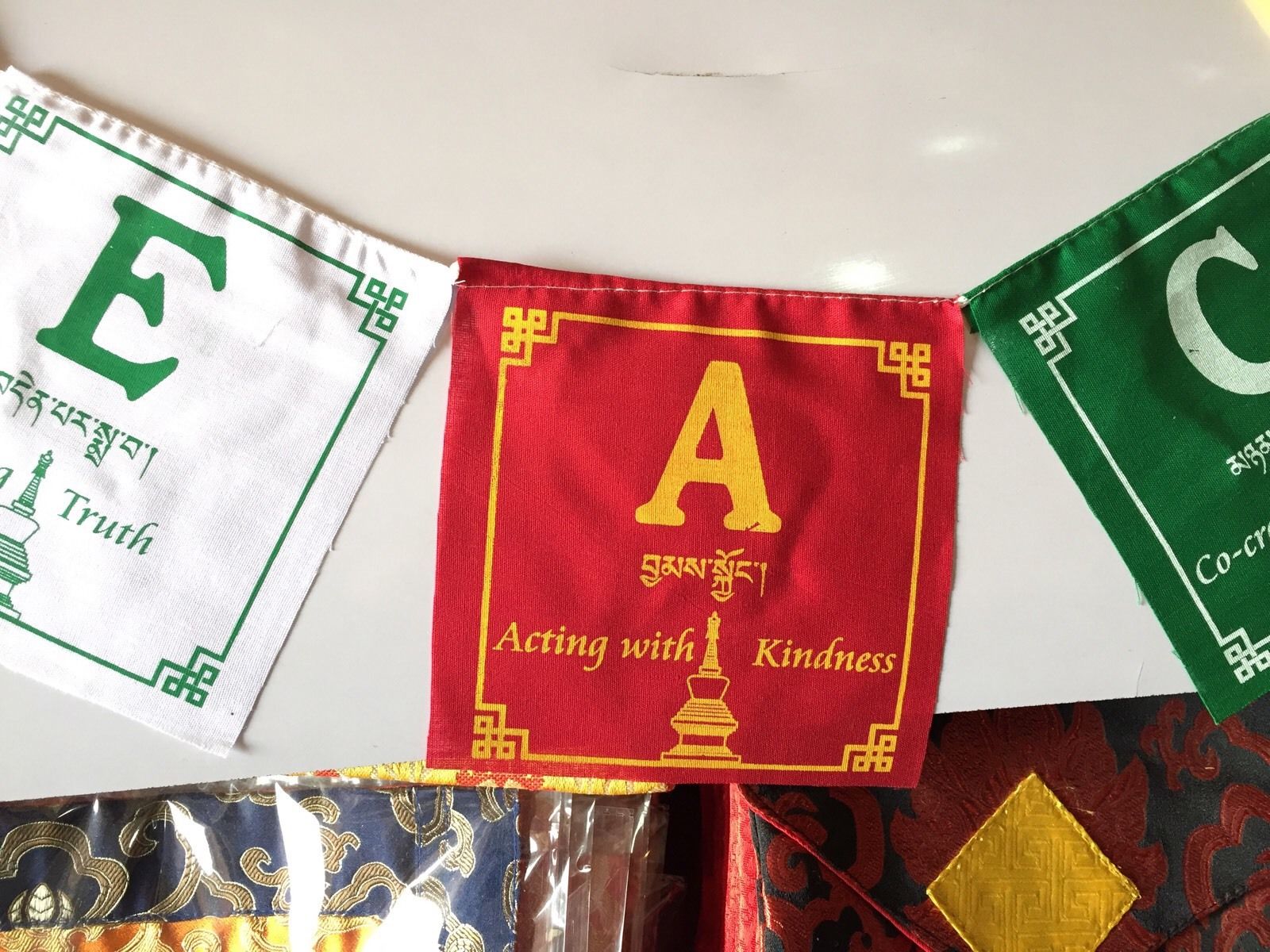 Tibetan Buddhism Peace Prayer Flags