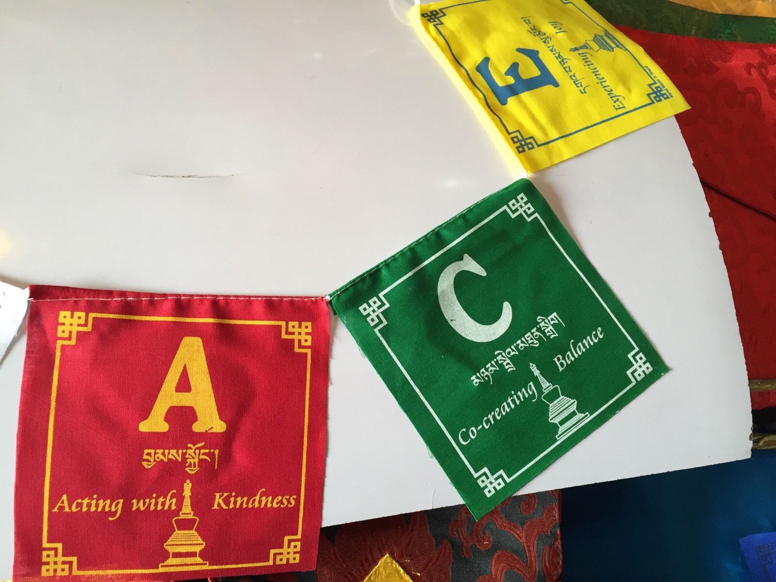 Tibetan Buddhism Peace Prayer Flags