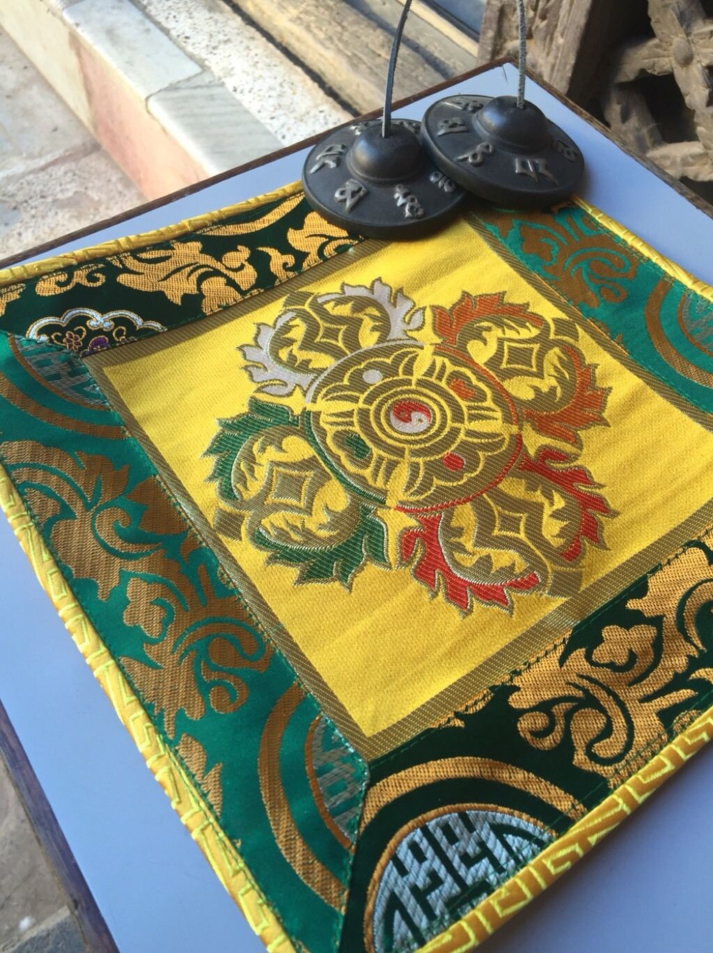 Tibetan Double Dorji Placemat /Table Cover