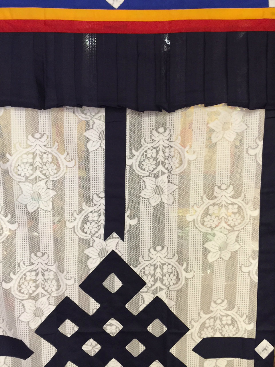 Tibetan Lacy/net Endless Knot Door Curtain/hanging