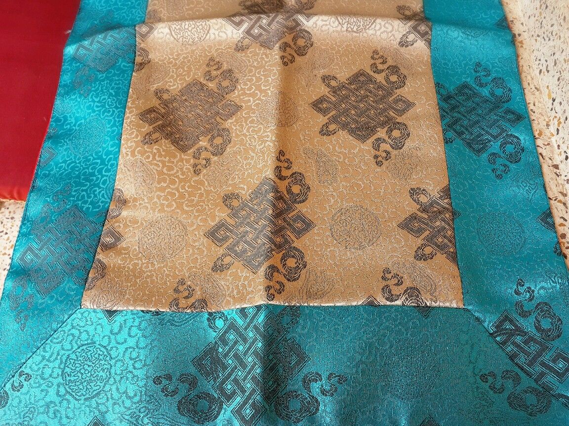 Tibetan Silk Brocade Small Table Runner/ Table Cover