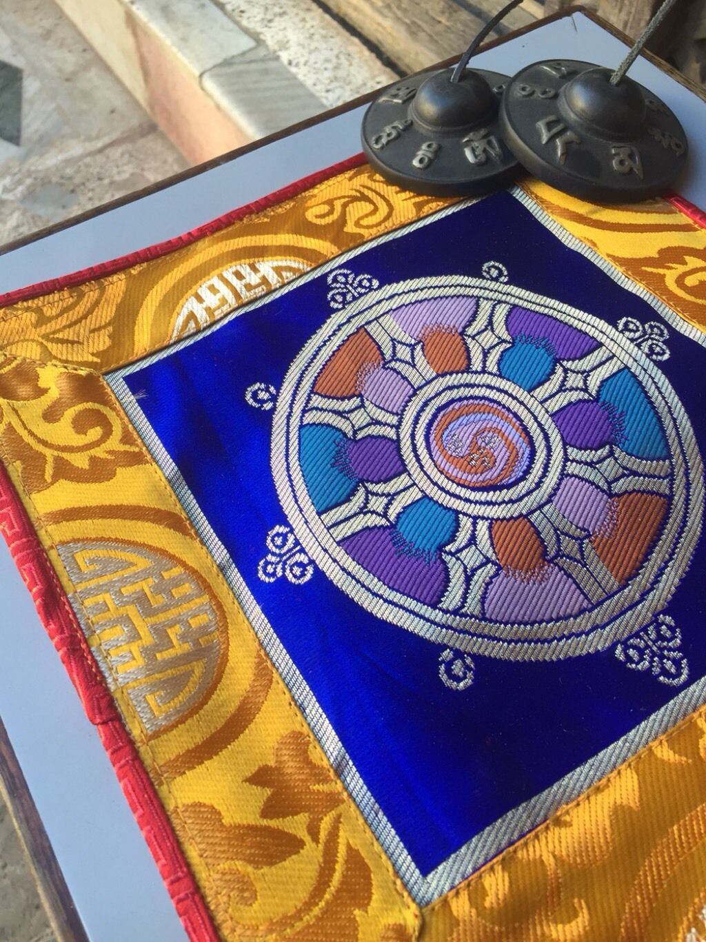 Tibetan Wheel Of Life Placemat /Table Cover