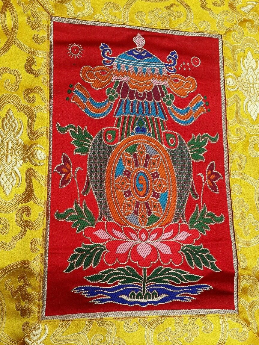 Tibetan Auspicious Symbol Placemat / Table Cover