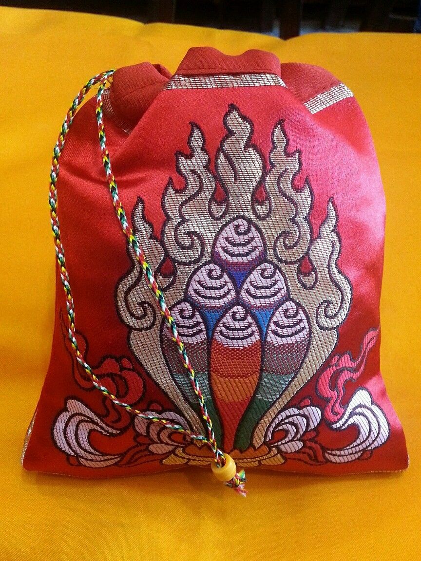 Tibetan Norbu Silk Brocade Mala Bag /mala Pouch 