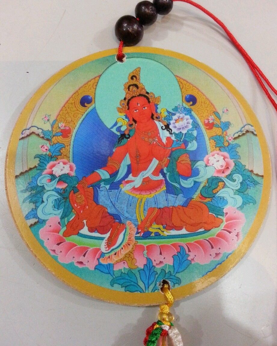 Tibetan Buddhism Red Tara Car Hanging /Door Hanging 