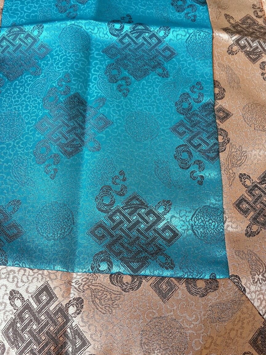 Tibetan Silk Brocade Small Table Runner/ Table Cover