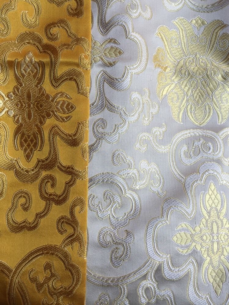 Tibetan High Quality Silk Brocade Table Runner