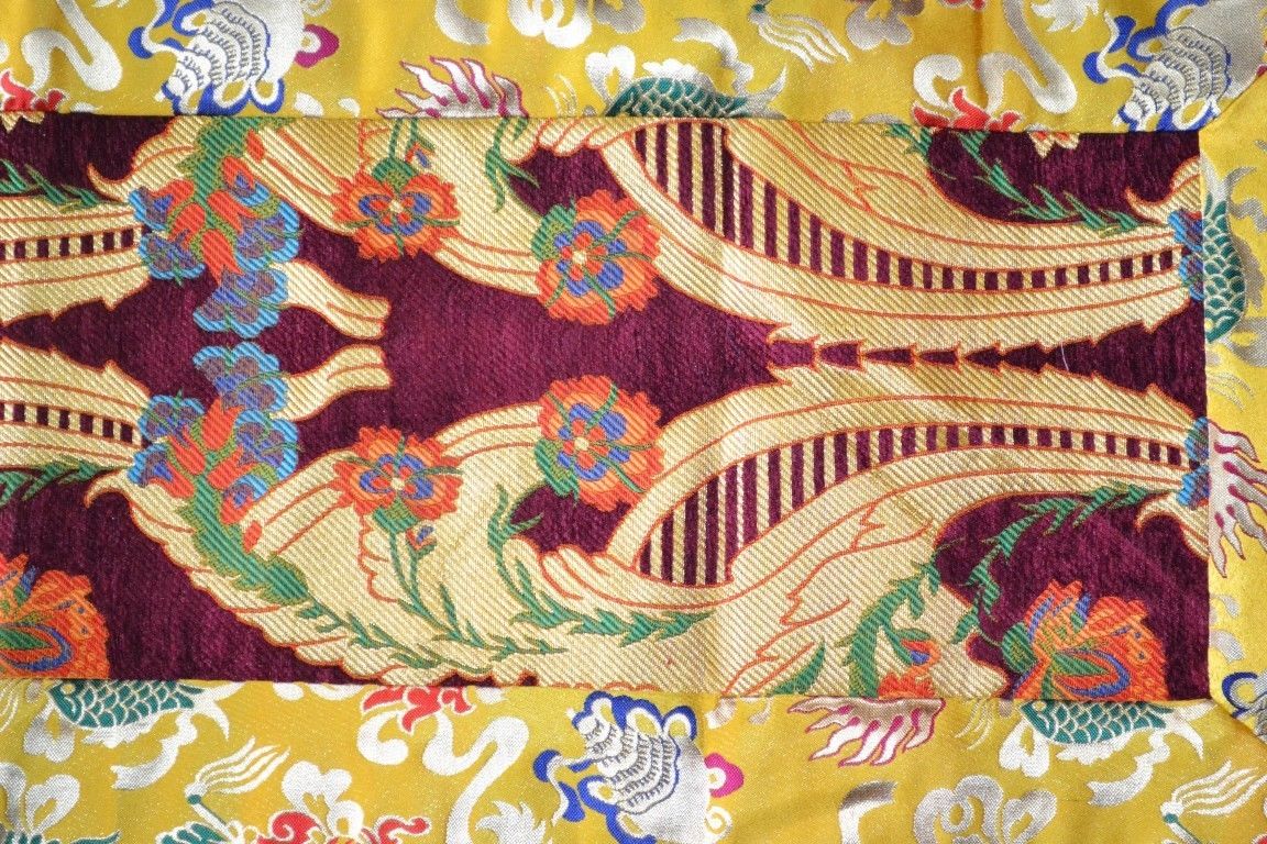 Tibetan High Quality Thick Silk Brocade Table Runner