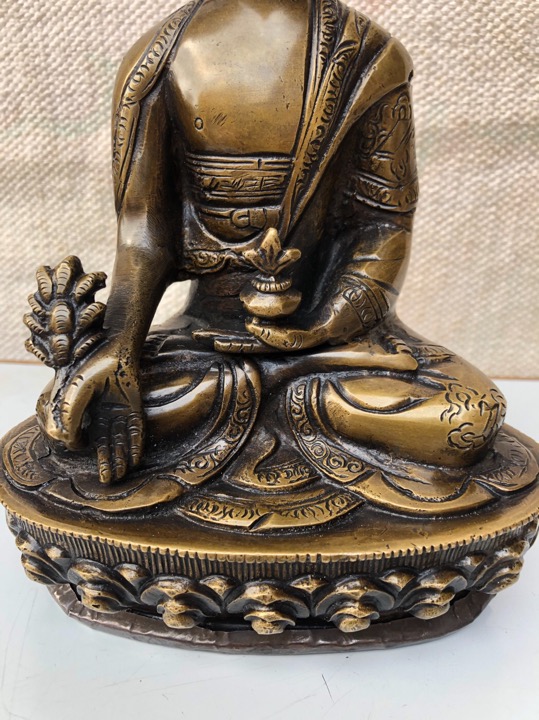 Nepalese Buddhist Medicine Buddha Statue 