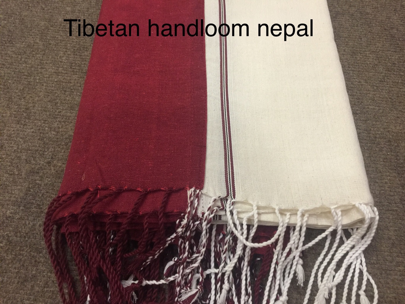 Tibetan Ngakpa Cotton Meditation Shawl