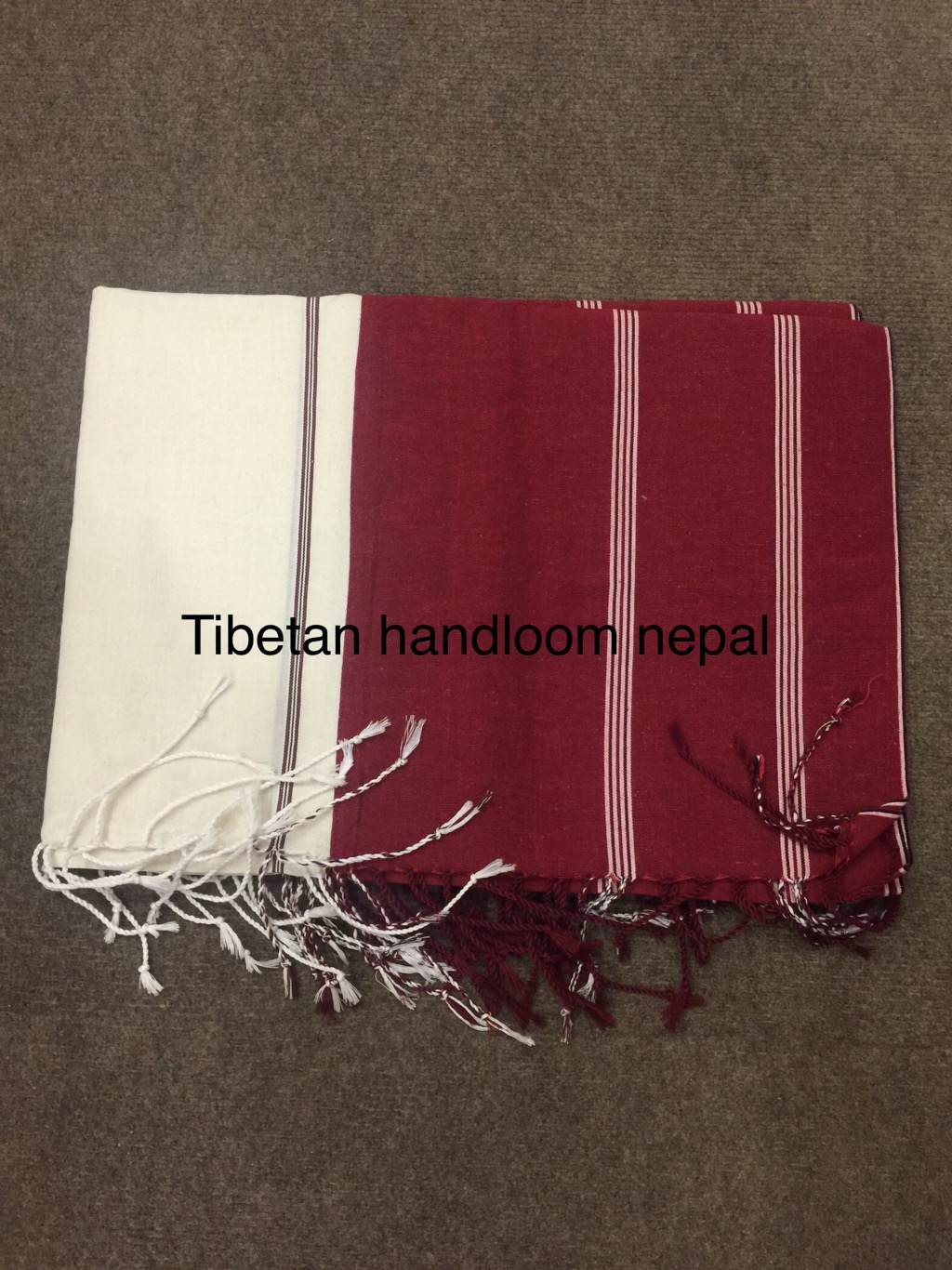 Tibetan Ngakpa Cotton Meditation Shawl