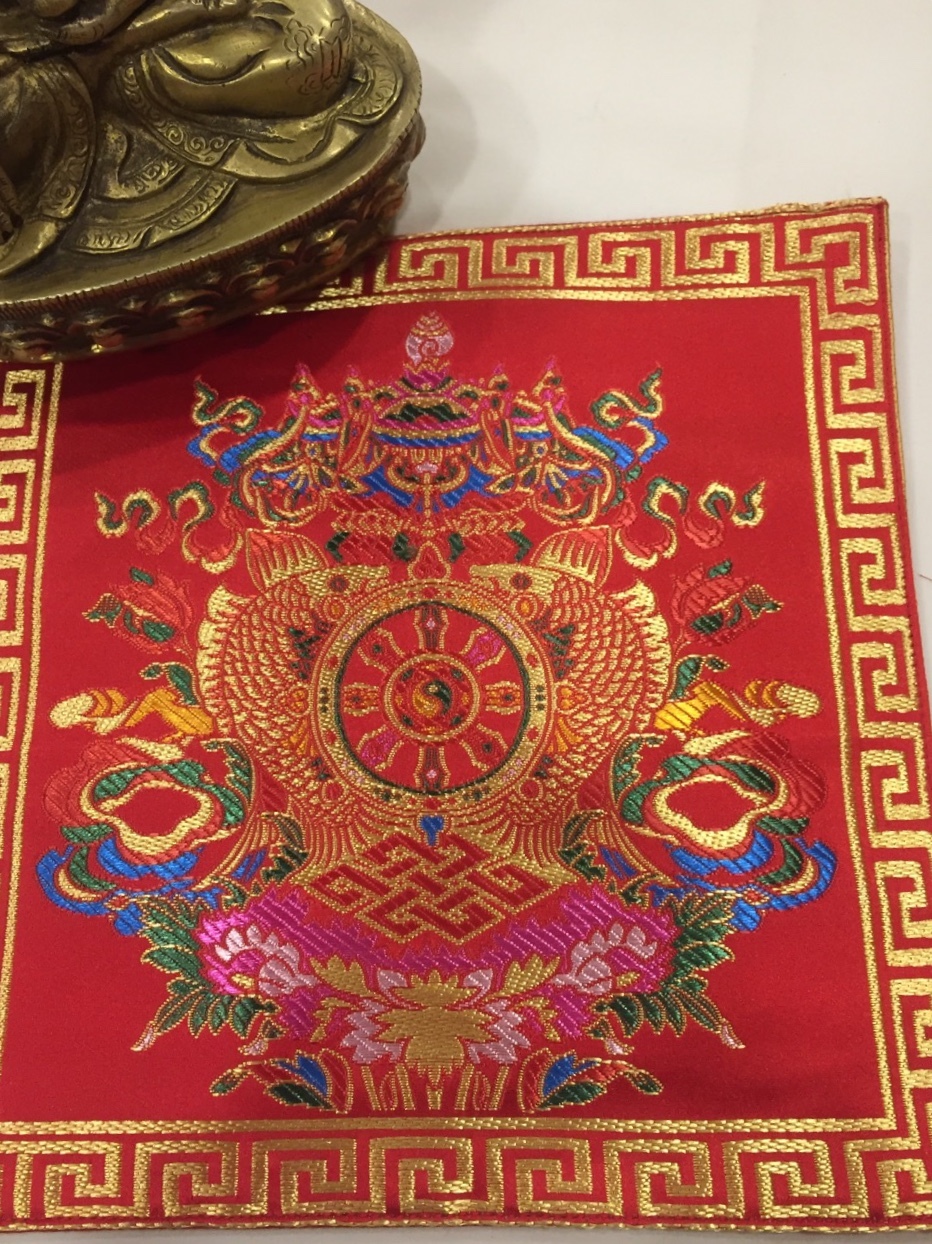 Tibetan Auspicious Symbol Placemat /Table Cover