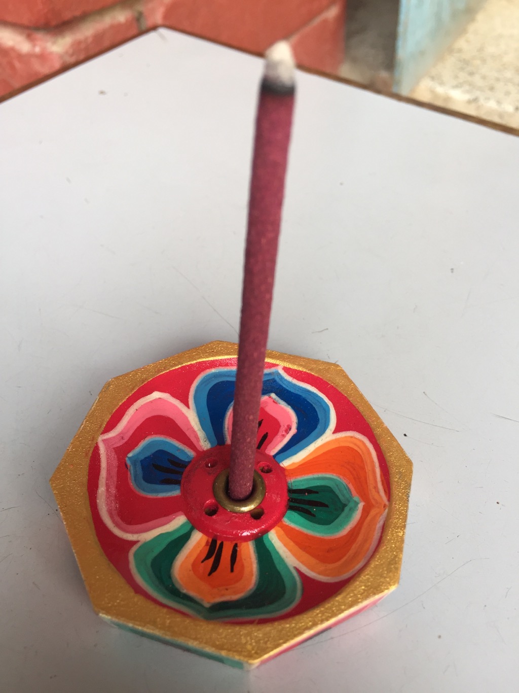 Tibetan Small Lotus Design Incense Burner/holder
