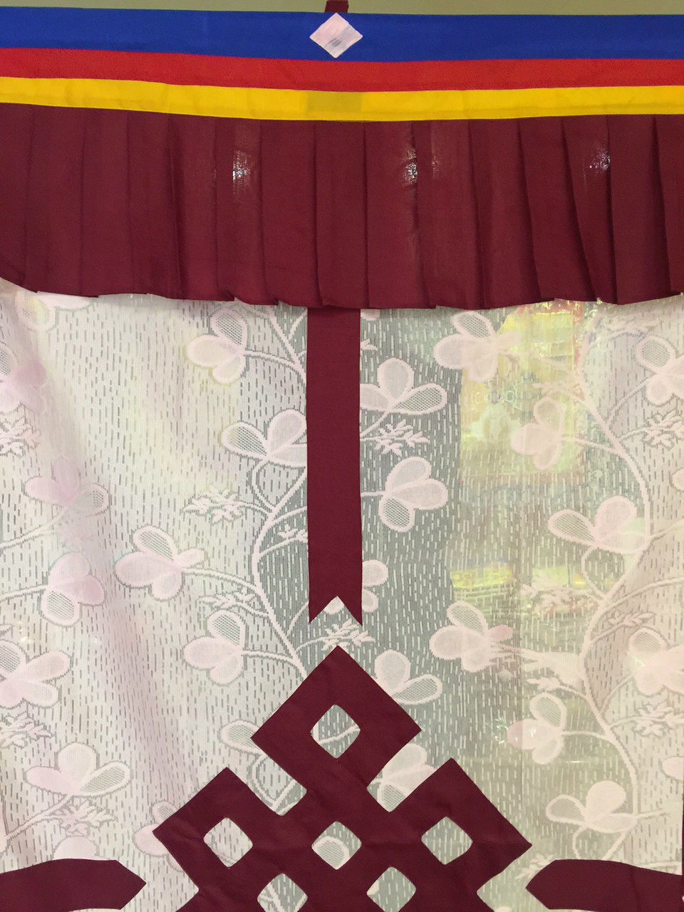 Tibetan Lacy/net Endless Knot Door Curtain/hanging