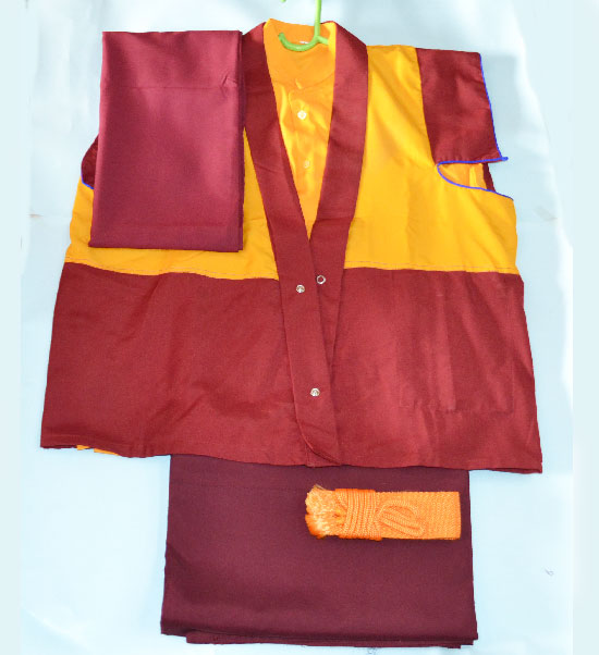 Tibetan Monk Lama Dress Set