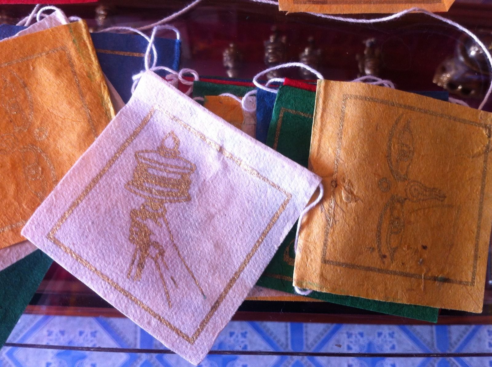 Lokta Paper Prayer Flags / Wholesale 3 Sets