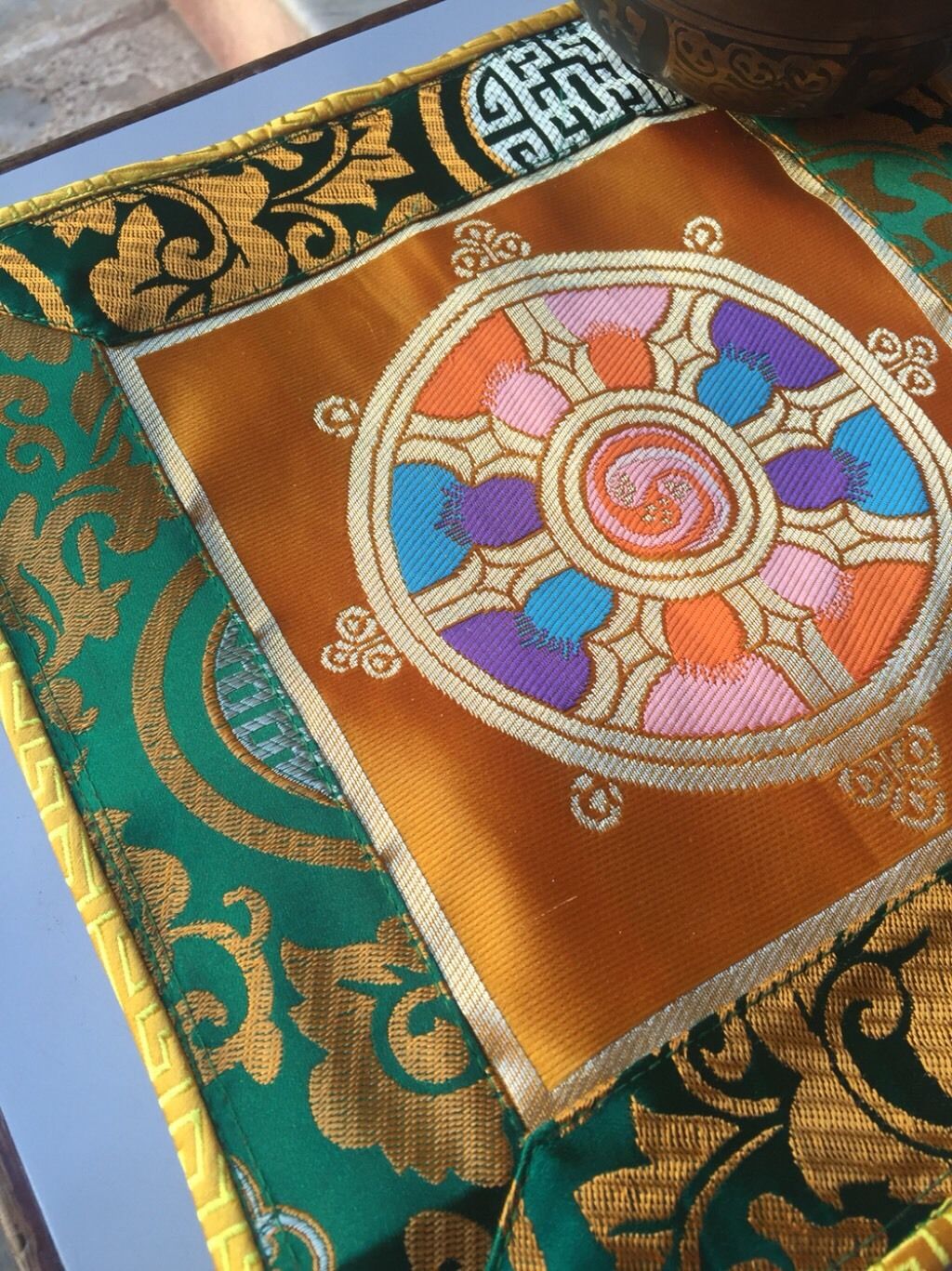 Tibetan Wheel Of Life Placemat /Table Cover